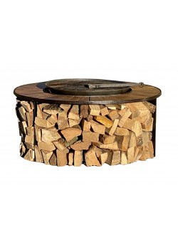 Fire Pit Table & Shield