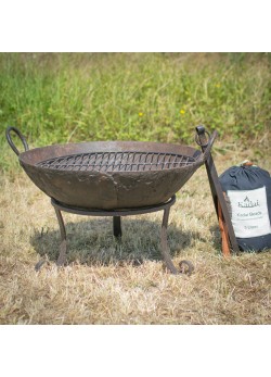 50cm Original Firebowl on Low Stand with Grill