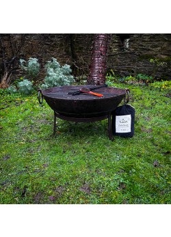 70cm Original Firebowl on Low Stand with Grill